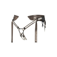 Труси для страпона, чорні Strap-On-Me Leatherette Harness Desirous