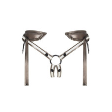 Труси для страпона, чорні Strap-On-Me Leatherette Harness Desirous