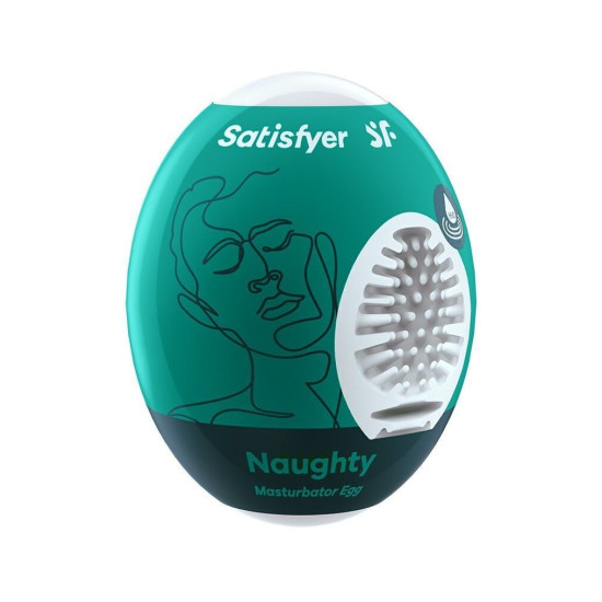 Мастурбатор-яйцо одноразовый с лубрикантом Naughty Satisfyer Egg Naughty