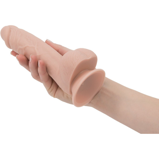 Фалоімітатор з мошонкою, довжина 19 см, діаметр 3,8 см - Addiction Mark 7.5″ Dildo With Balls Beige