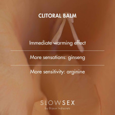 Розігріваючий бальзам для клітора Bijoux Indiscrets Slow Sex Clitoral Balm, 10 ml