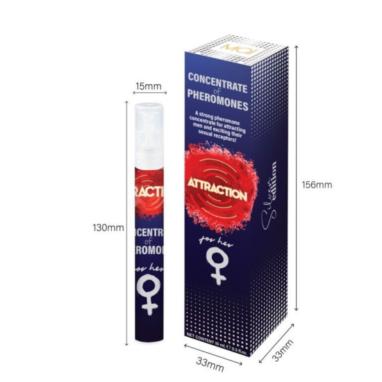 Феромони для чоловіків CONCENTRATED PHEROMONES FOR HER ATTRACTION, 10 мл