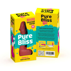 Натуральне крафтове мило-член із присоскою, червоне Pure Bliss Big Red