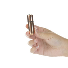 Вібропуля з брелоком і чохлом, довжина 6,35 см, рожево-золота PowerBullet First-Class Bullet 2.5» Rose Gold