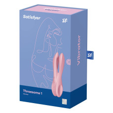 Кліторальний вібратор, рожевий Satisfyer Threesome 1 Pink
