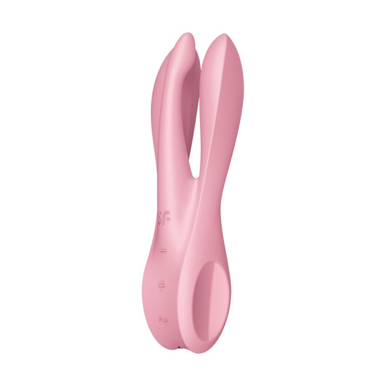 Кліторальний вібратор, рожевий Satisfyer Threesome 1 Pink