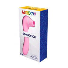 Вакуумний стимулятор з вібрацією, рожевий Wooomy Smoooch Pink