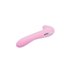 Вакуумний стимулятор з вібрацією, рожевий Wooomy Smoooch Pink