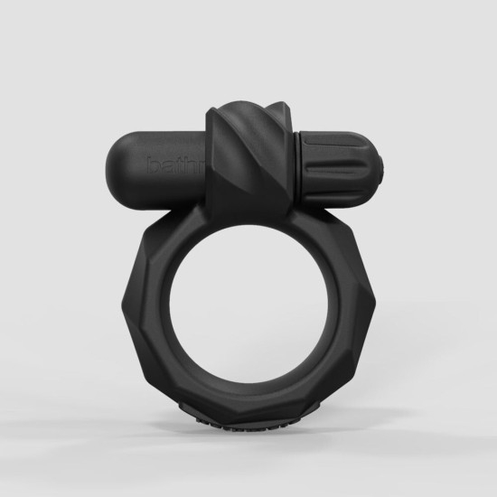Эрекционное кольцо с вибрацией, черное, диаметр 45 мм Bathmate Maximus Vibe 45mm