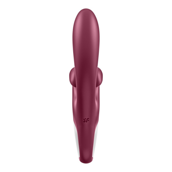 Вибратор-кролик с двойным отростком и 3 мощными моторами, красный Satisfyer Touch Me Red