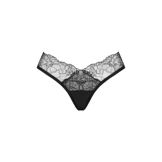 Сетчатые трусики с эффектом омбре, розовые Obsessive Bella Rou Panties, M/L