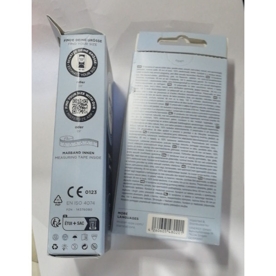 Презервативи Mister Size - pure feel - 69 (10 condoms), товщина 0,05 мм (пом'ята упаковка!!!)
