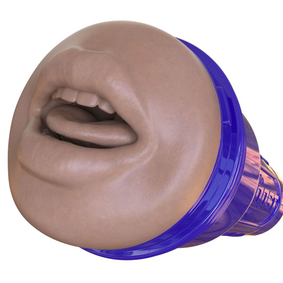 Мастурбатор-ротик з плаваючими кільцями Turbo Tech Fleshlight Boost Blow Light Medium Flesh