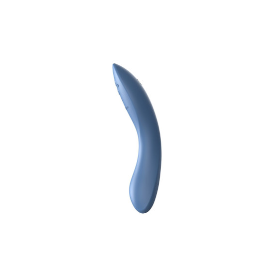 Силиконовый вибратор с изогнутым корпусом и мощной вибрацией, синий We-Vibe Rave 2 Twisted Pleasure Blue