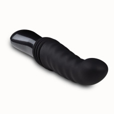 Пульсатор з рельєфною поверхнею, чорний Temptasia by Blush Lazarus Thrusting Dildo Black