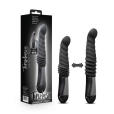 Пульсатор з рельєфною поверхнею, чорний Temptasia by Blush Lazarus Thrusting Dildo Black