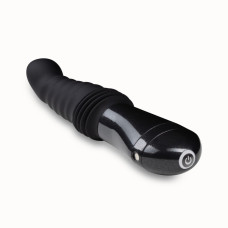 Пульсатор з рельєфною поверхнею, чорний Temptasia by Blush Lazarus Thrusting Dildo Black