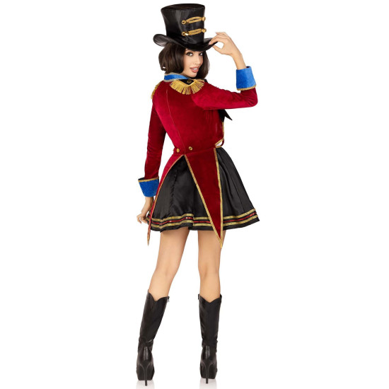 Костюм циркачки (платье и шляпа) Leg Avenue Classic Ringmaster Costume, S