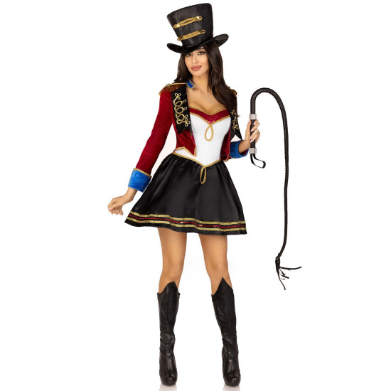 Костюм циркачки (платье и шляпа) Leg Avenue Classic Ringmaster Costume, S