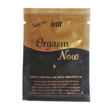 Пробник возбуждающего геля-вибратора для клитора 2-в-1 Intt Orgasm Now, 2 ml