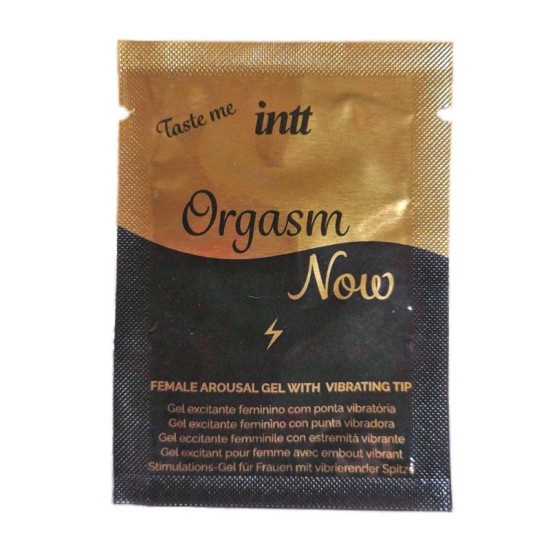 Пробник збуджуючі гелю-вібратора для клітора 2-в-1 Intt Orgasm Now, 2 ml