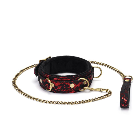 Нашийник із повідцем Liebe Seele Victorian Garden Collar with Leash