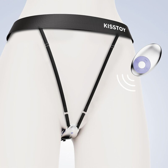 Вібратор в трусики, пояс для фіксації і пульт ДУ в комплекті KISSTOY Viosecret