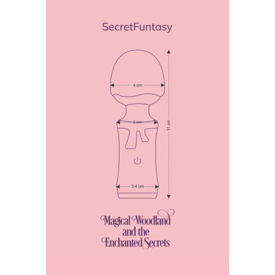 Міні-вібромасажер, синій FairyGasm SecretFuntasy Blue