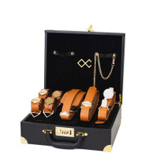 БДСМ-набір, коричневий Lockink Moonlight Treasure Chest Brown Set