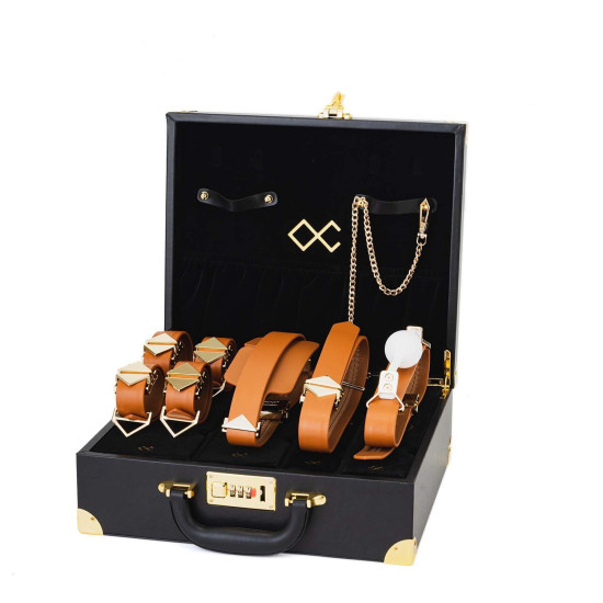 БДСМ-набір, коричневий Lockink Moonlight Treasure Chest Brown Set