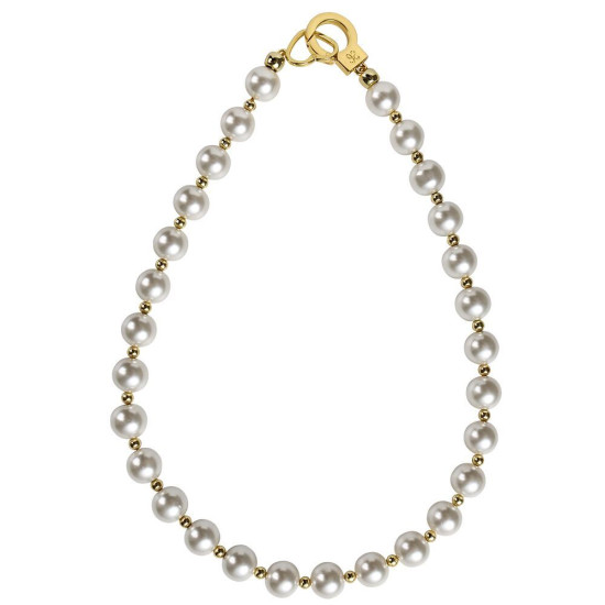 Нашийник з повідцем, перловий Lockink Pearl Collar & Leash Set