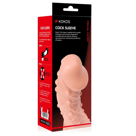 Насадка на член Kokos Cock Sleeve CS 002, M