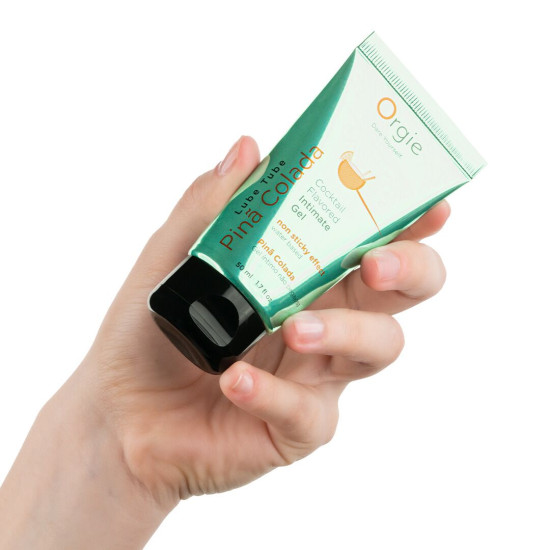 Лубрикант на водній основі зі смаком Піна колада Orgie Lube Tube Pina Colada, 50 ml