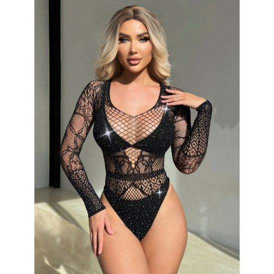 Боди, черное JSY WW7041 Black, One Size