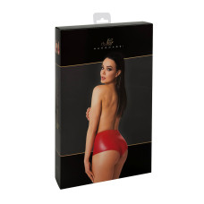 Шорты, красные Noir Handmade F356 Red Powerwetlook Shorts, S