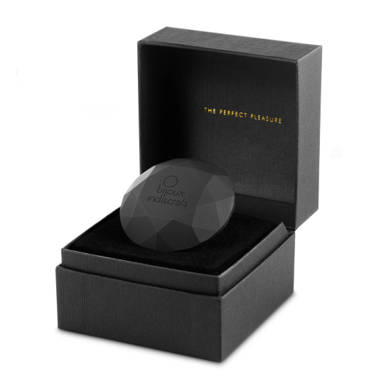 Вібромасажер у формі діаманта, чорний Bijoux Indiscrets Twenty One Black