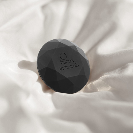 Вібромасажер у формі діаманта, чорний Bijoux Indiscrets Twenty One Black