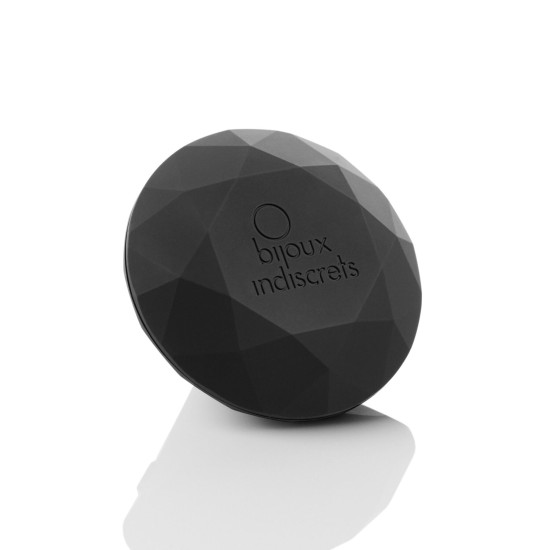 Вібромасажер у формі діаманта, чорний Bijoux Indiscrets Twenty One Black