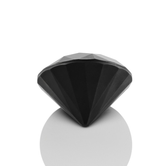 Вібромасажер у формі діаманта, чорний Bijoux Indiscrets Twenty One Black