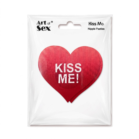 Пестис-сердечки, красный Art of Sex - Kiss me