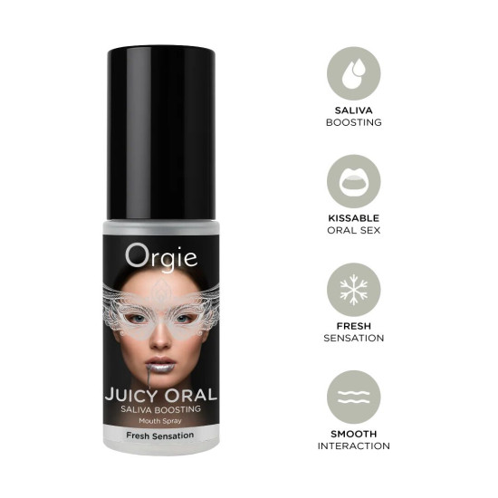 Оральный спрей для усиления слюноотделения Orgie - Juicy Oral, 15 ml